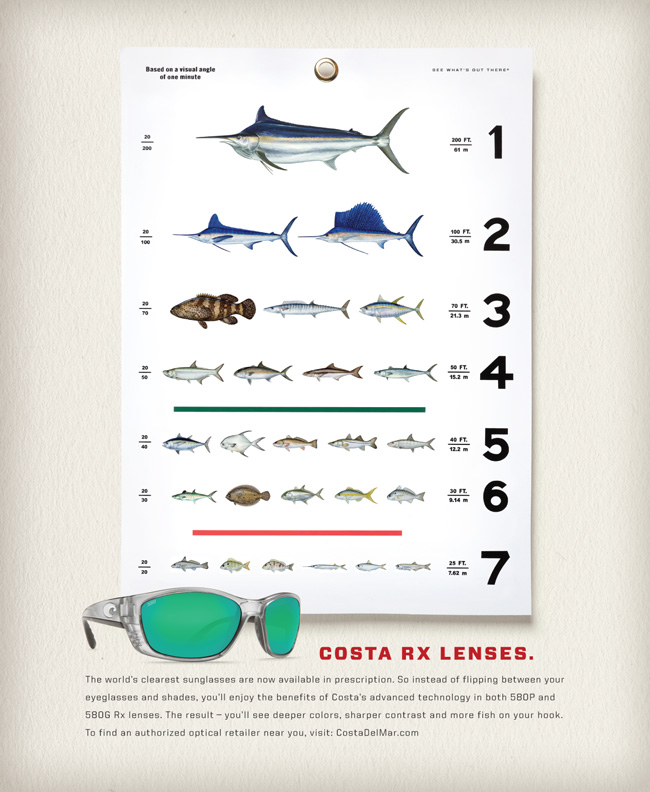 Costa Rx Print Ads