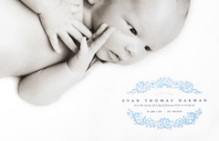 Evan's Birth Announcement