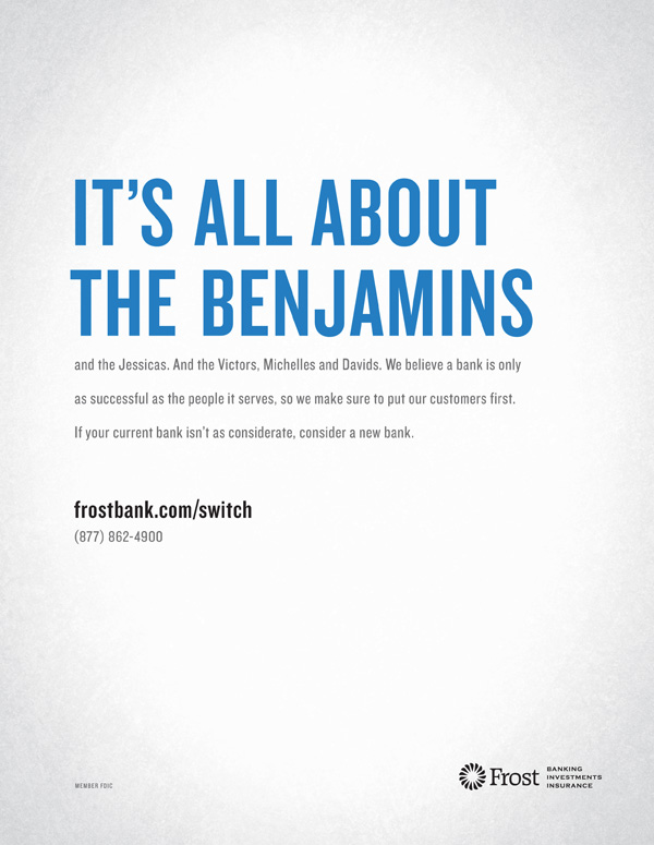 Frost Bank Ad Campaign