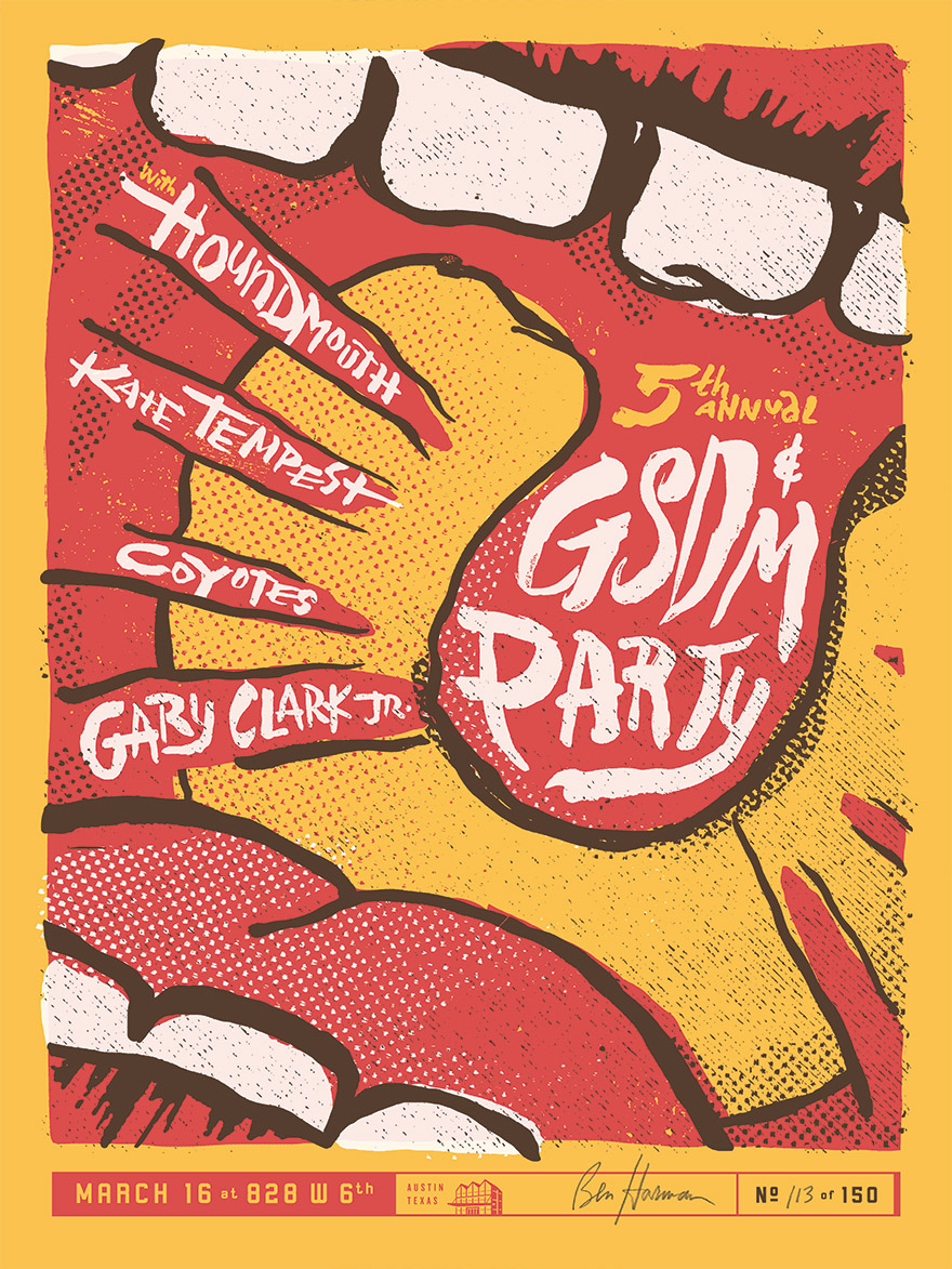 GSD&M Concert Posters