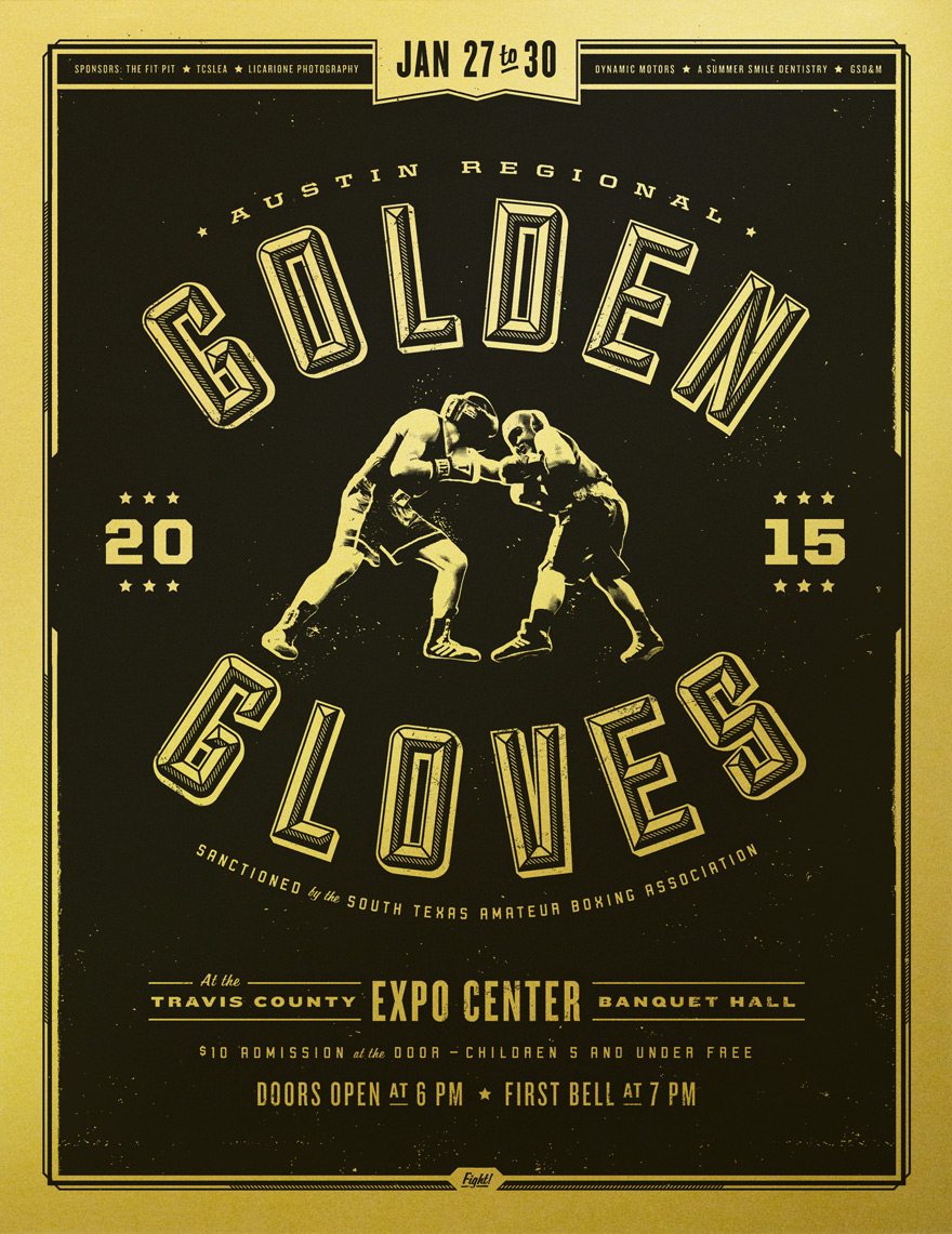 Golden Gloves Poster